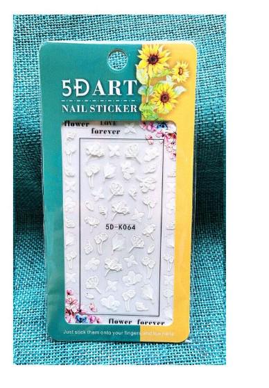 Наклейки на ногти Amazon x003b4kzad 5 k Белый Наклейки на ногти Amazon x003b4kzad 5 k Белый