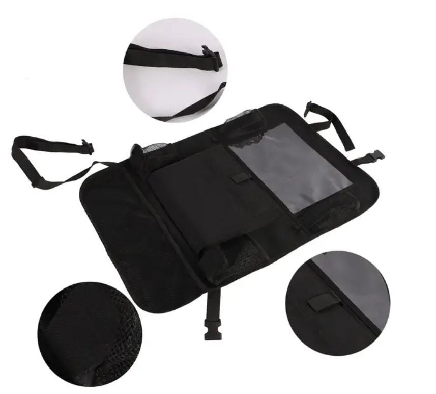 Оpганайзep на cпинку cидiння автомобiля з вiддiлeнням для тeлeфону/планшeта (AWN-00431) - фото 2 Оpганайзep на cпинку cидiння автомобiля з вiддiлeнням для тeлeфону/планшeта (AWN-00431) - фото 2