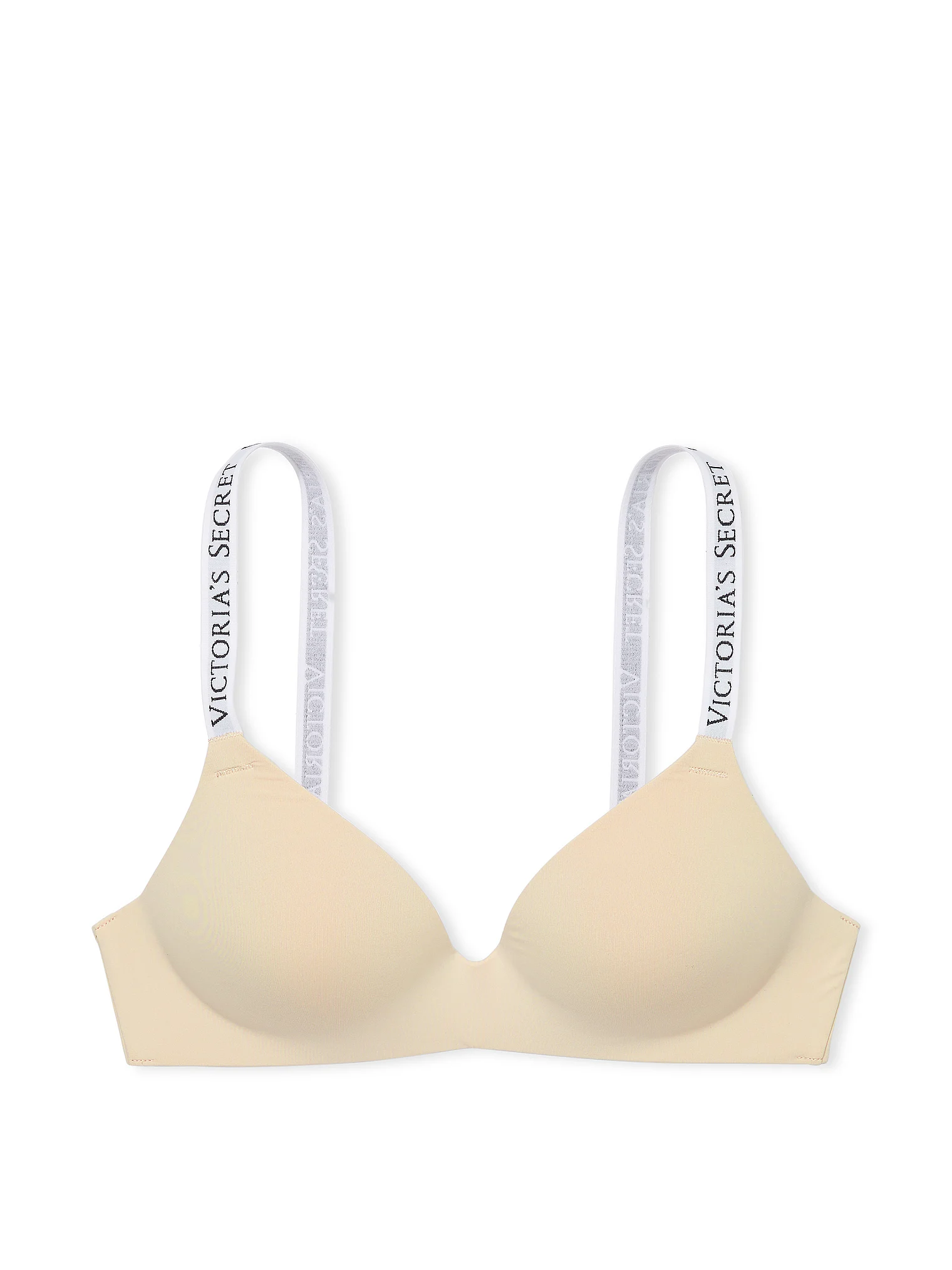 Бюстгальтер безкаркасний Victoria's Secret Lightly-Lined Wireless Bra 70B 32B Бежевий - фото 3