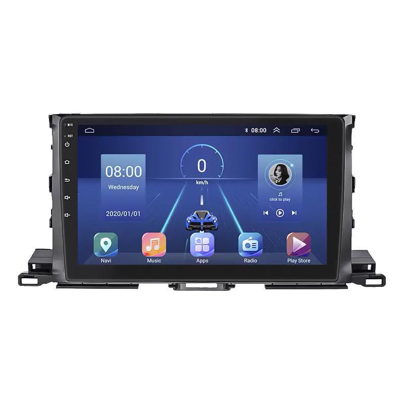 Автомагнитола штатная Lesko для TOYOta Highlander III U50 2013-2016 10" 6/128Gb 4G Wi-Fi GPS Top MOB