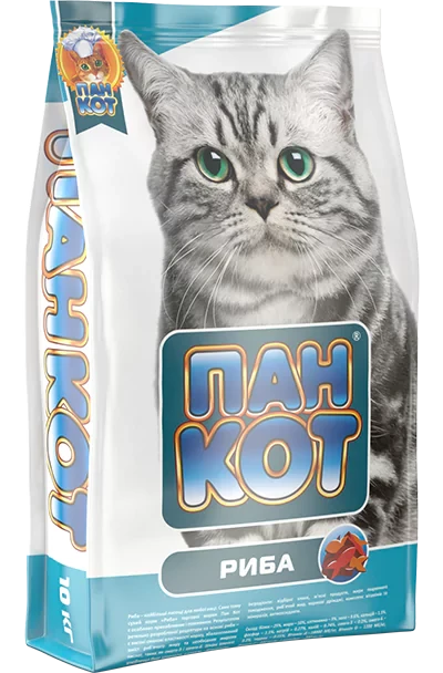 Корм для кішок сухий Пан Кот Риба 10 кг (23877231)