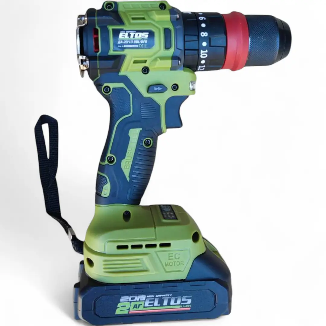 Шуруповерт аккумуляторный ELTOS ДА-20/13 UBL/DFR (66795113) - фото 6 Шуруповерт аккумуляторный ELTOS ДА-20/13 UBL/DFR (66795113) - фото 6