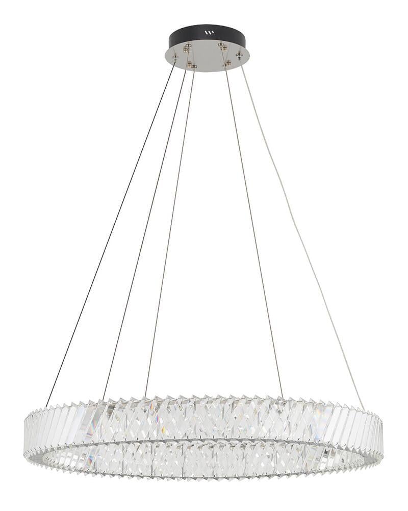 Люстра Nowodvorski 11706 Luxora Round LED 1x38W 3000K 3400Lm IP20 Хром (36317904)