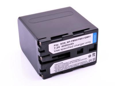 Аккумулятор NP-QM91D NP-FM50 NP-FM70 NP-FM90 NP-QM50 NP-QM70 NP-QM90 для камер Sony аналог на 4200 ma - фото 1