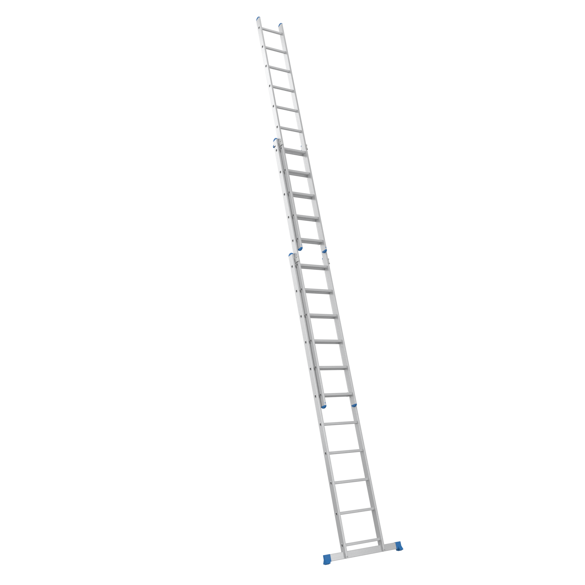 Лестница-стремянка Меткас алюминиевая универсальная трехсекционная 3х11 6.16 м (1899229800) - фото 5 Лестница-стремянка Меткас алюминиевая универсальная трехсекционная 3х11 6.16 м (1899229800) - фото 5