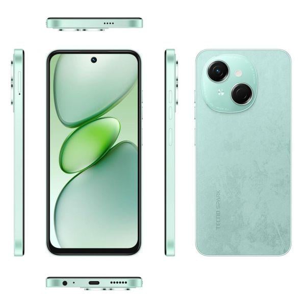 Смартфон Tecno Spark Go 1 KL4 4/128GB Magic Skeen Green (4894947050107) - фото 5
