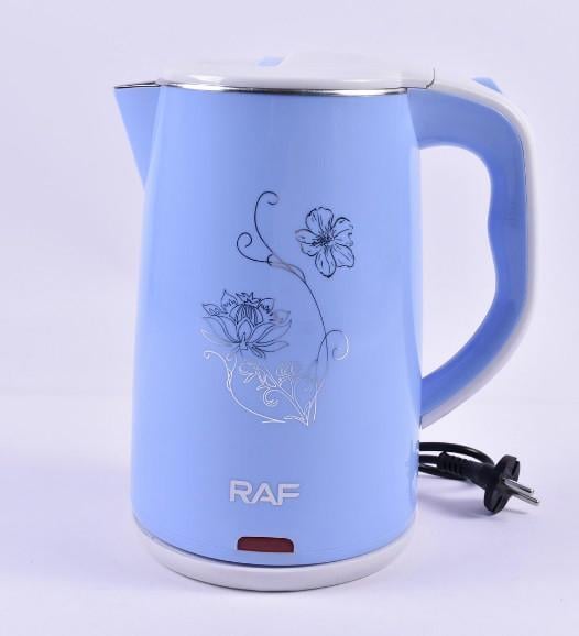 Електрочайник RAF R-7835 2000 Вт дисковий 2,5 л Блакитний (1832690564) - фото 2