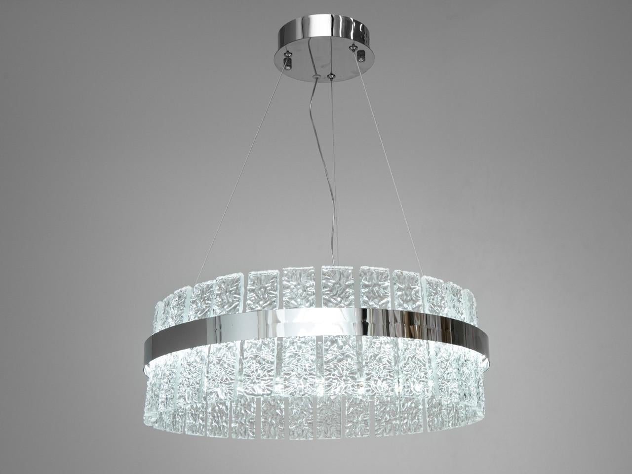 Люстра хрустальная для спальни и гостиной 828/500CH LED 66W Хром (3065803395)