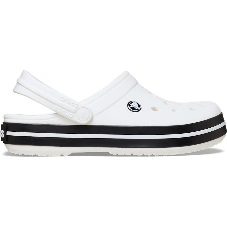 Крокси Crocs Crocband Clog M7W9 р. 39/40-25 см White/White/Black (11016)