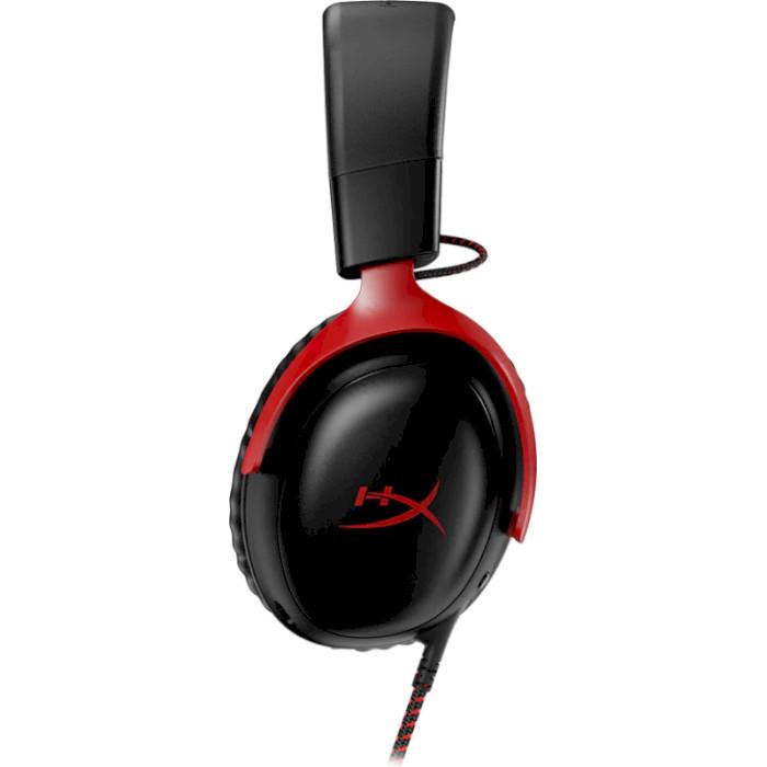 Гарнитура проводная HyperX Cloud III накладная с микрофоном 3,5 мм USB-C DTS 64 Ом Black/Red (727A9AA) - фото 3