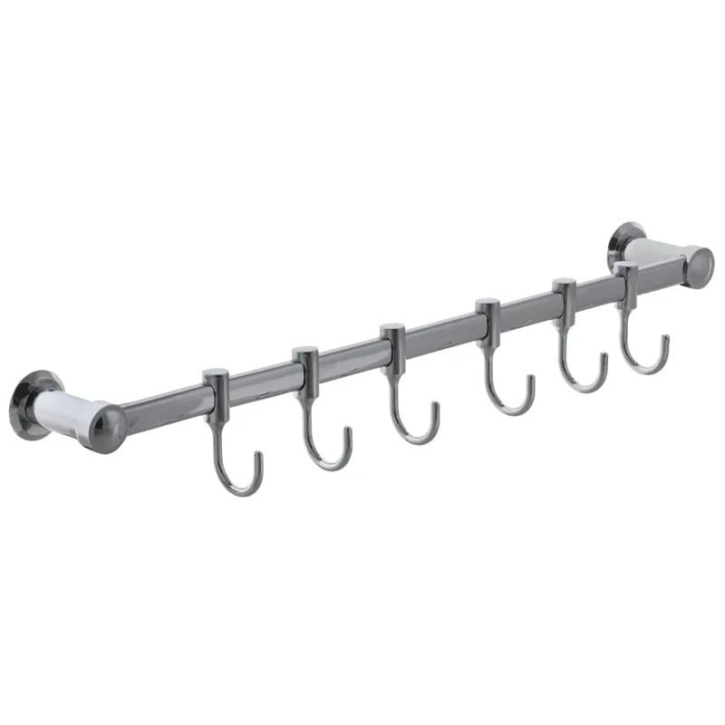 Планка с крючками Haiba HB205-6 нержавеющая сталь 6 шт. Хром (HB0492)