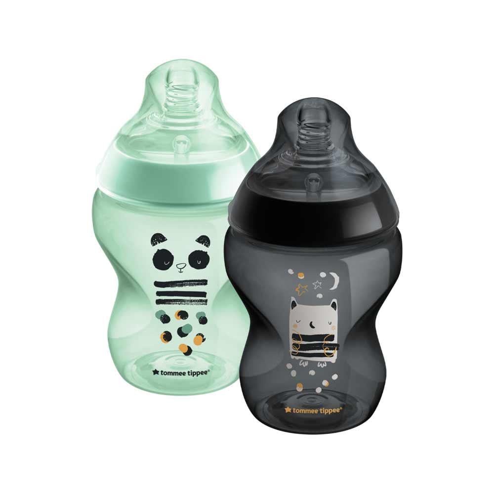 Набор бутылочек Tommee Tippee Closer to Nature Animals 2 шт. по 260 мл (TT0038)