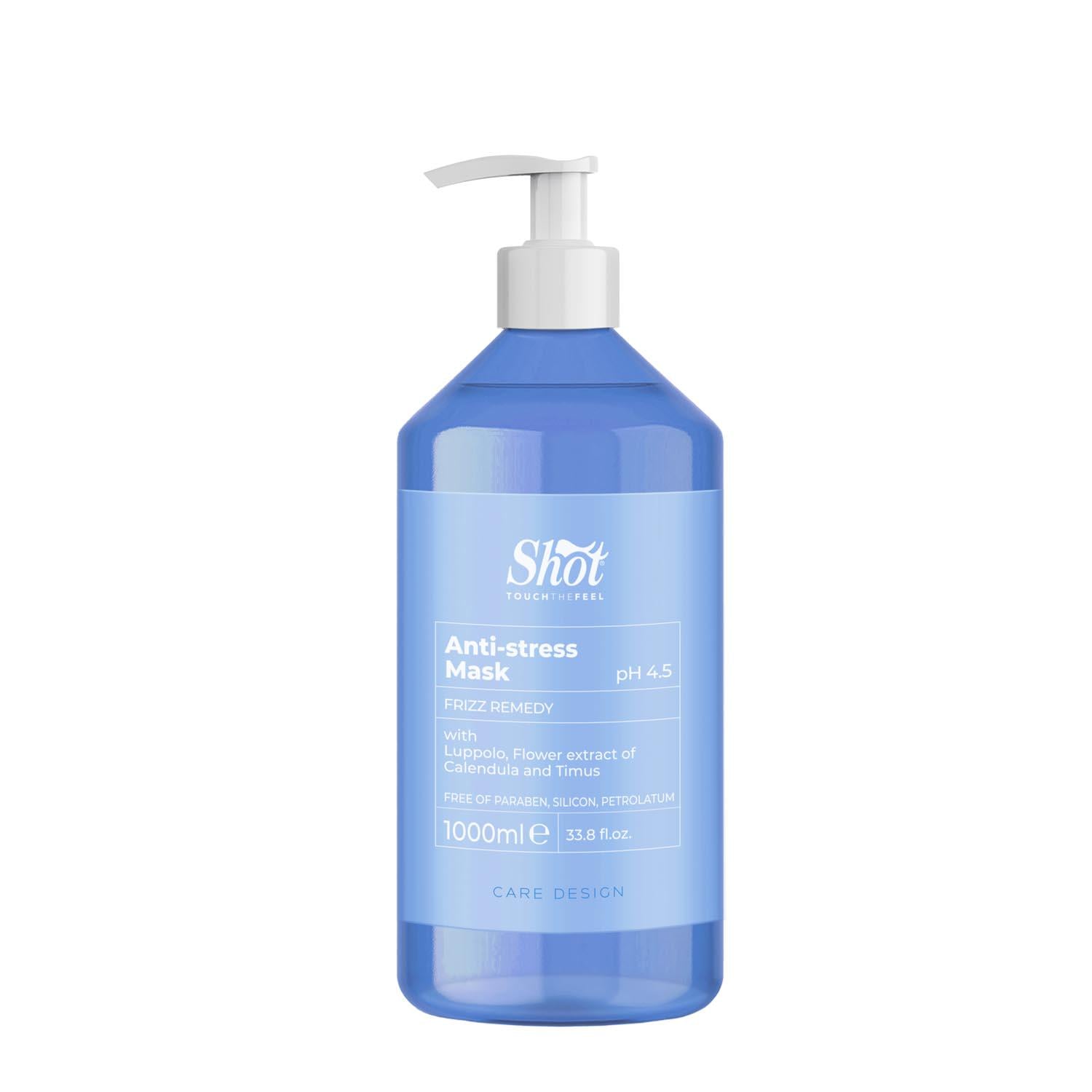 Маска для волос Shot Design Anti-stress Mask Укрепляющая и дисциплинирующая 1000 мл (35958065) Маска для волос Shot Design Anti-stress Mask Укрепляющая и дисциплинирующая 1000 мл (35958065)