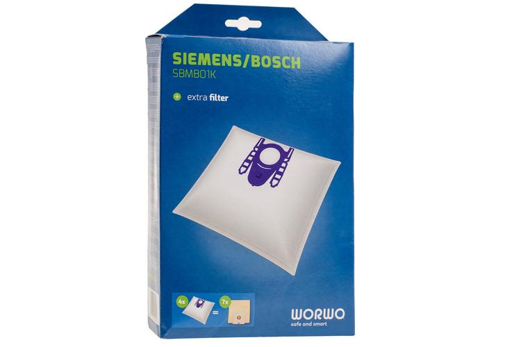Набор мешков для пылесосов Bosch/Siemens SBMB01K Worwo