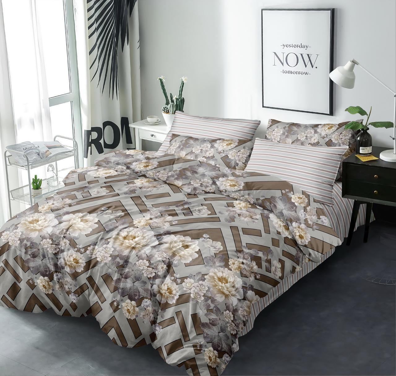 Комплект постельного белья Love You 203021 поплин полуторный 150x220 см (7121) Комплект постельного белья Love You 203021 поплин полуторный 150x220 см (7121)