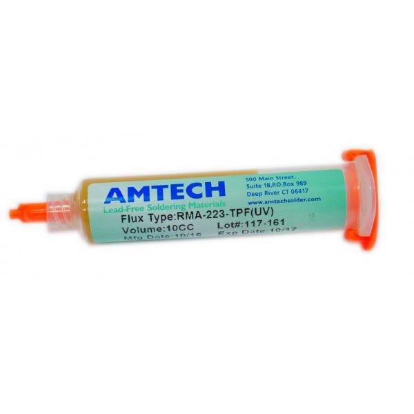 Флюс Amtech RMA-223 TPF UV для пайки микросхем телефонов BGA/SMD/PLCC 10 г Флюс Amtech RMA-223 TPF UV для пайки микросхем телефонов BGA/SMD/PLCC 10 г