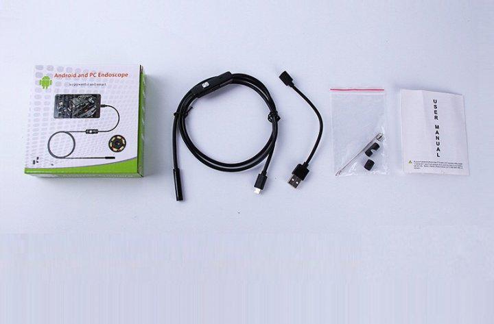 Ендоскоп для Android та PC Endoscope гнучка камера 7 мм 35 м (ART-0518) - фото 9