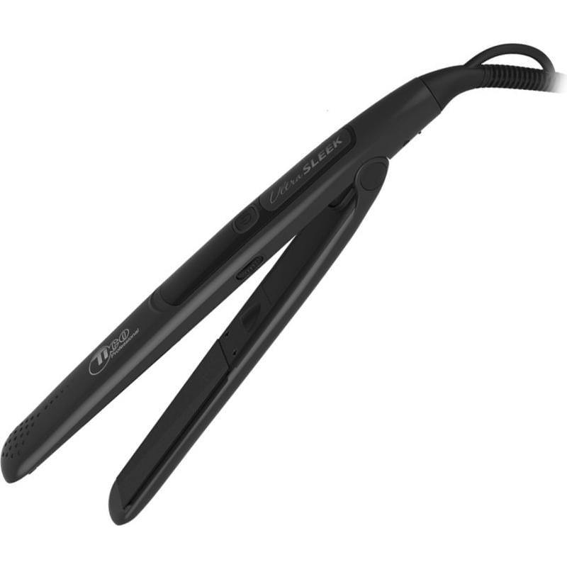 Випрямляч для волосся TICO Professional Ultra Sleek Ceramic керамічні пластини з алмазним напиленням 130–230°C 24 мм Чорний (37339)
