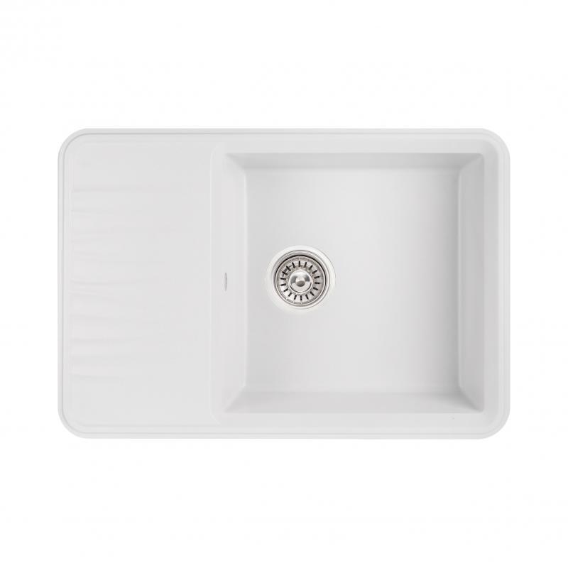 Кухонная мойка Q-tap CS 7440 White (QT7440WHI650)
