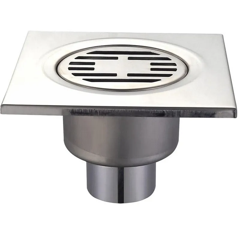 Душовий трап SUS304 MIXXUS Drain-03-15x15-180 пряме відведення із нержавіючої сталі (MI3422)