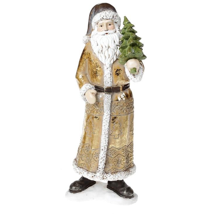 Декоративная статуэтка BonaDi Санта с елкой (218-712)
