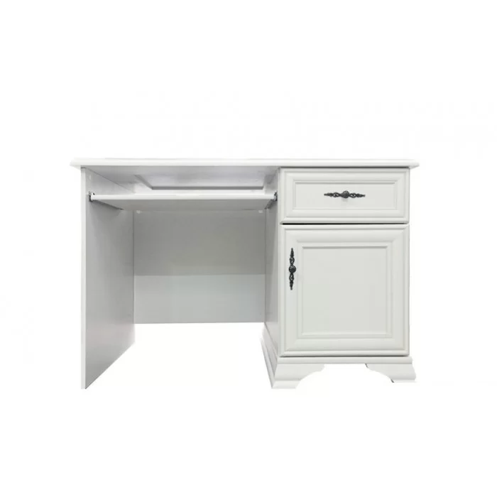 Стіл комп'ютерний ВМК Кентукі BIU1D1S Білий альпійський (GRB-1770)