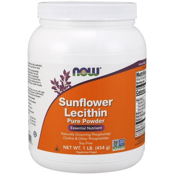 Лецитин NOW Foods SUNFLOWER LECITHIN POWDER 1 LB 454 г 45 порций