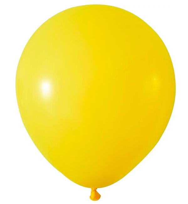 Повітряні кулі Balonevi 45 см 1 шт. Жовтий пастель (12840620)