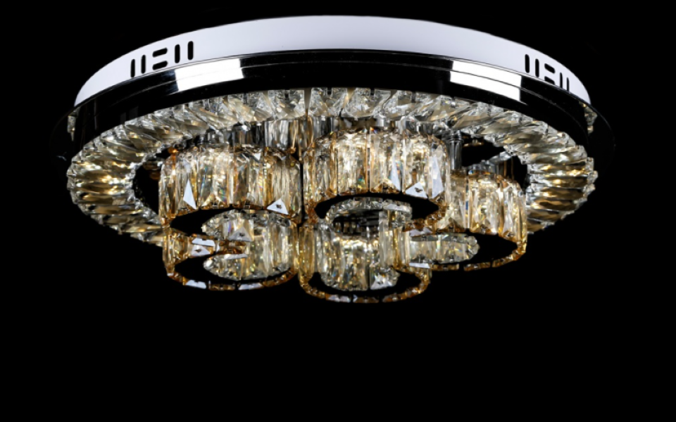 Светодиодная люстра L78359/450/5/2 LED CR Белый/Хром/Коричневый (AN000173)