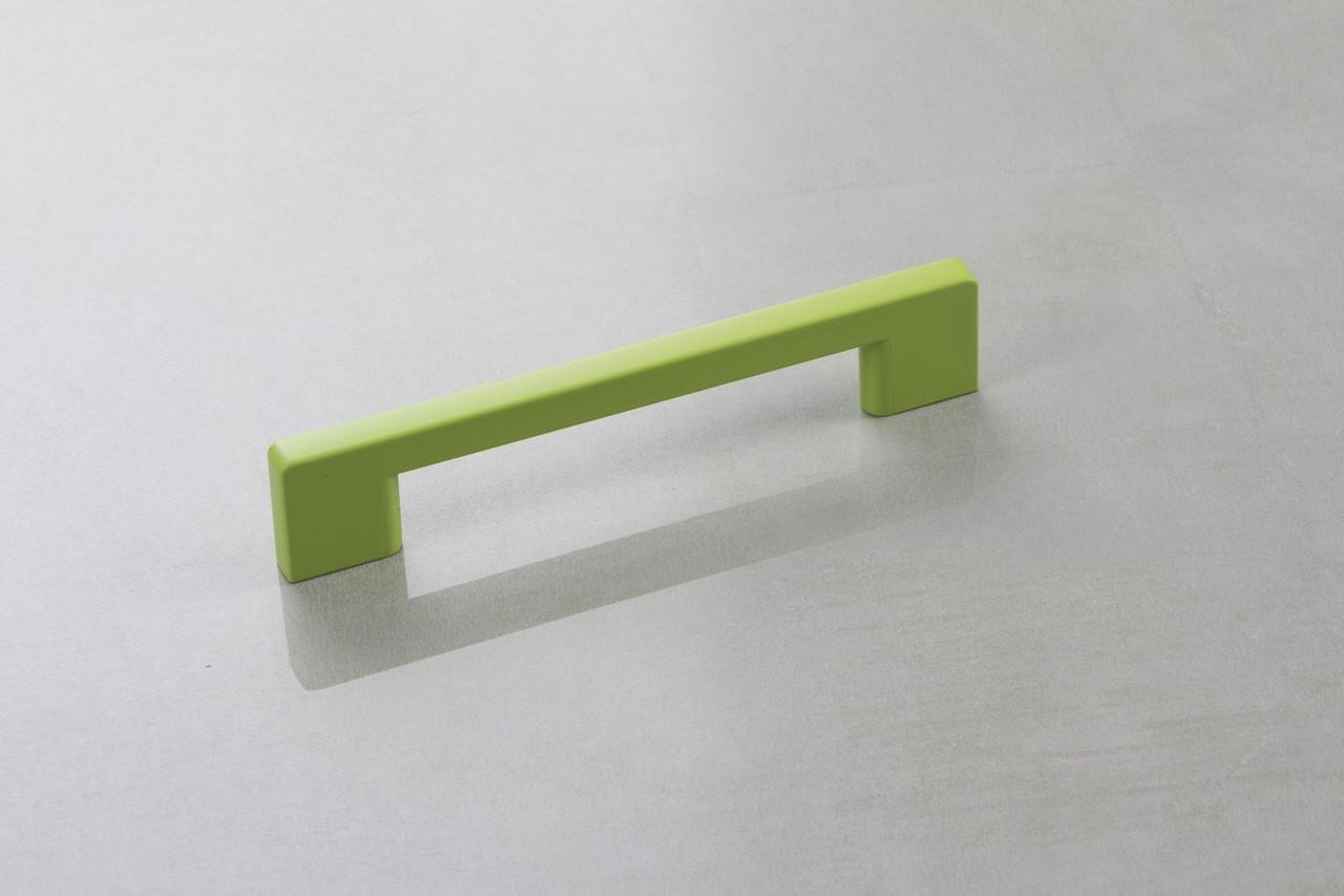 Меблева ручка Poliplast РП-22/128 KS0076BQ1 VG2013 Зелений матовий (16303)