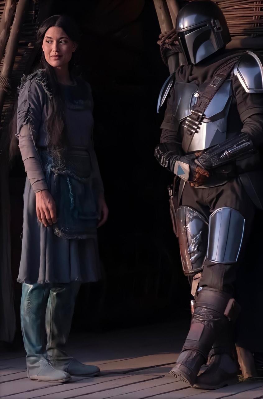Картина постер Gee! Звёздные войны Кара и Мандалорец Star Wars The Mandalorian 40x60 SWM 11.05