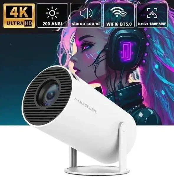 Проектор міні Magcubic HY300 Android 12 З підтримкою Wi-Fi Bluetooth 4K UHD (HY300) - фото 9