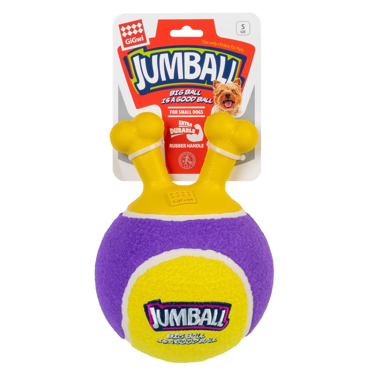 Игрушка для собак GiGwi Jumball Большой теннисный мяч латекс/резина 18 см (2308)