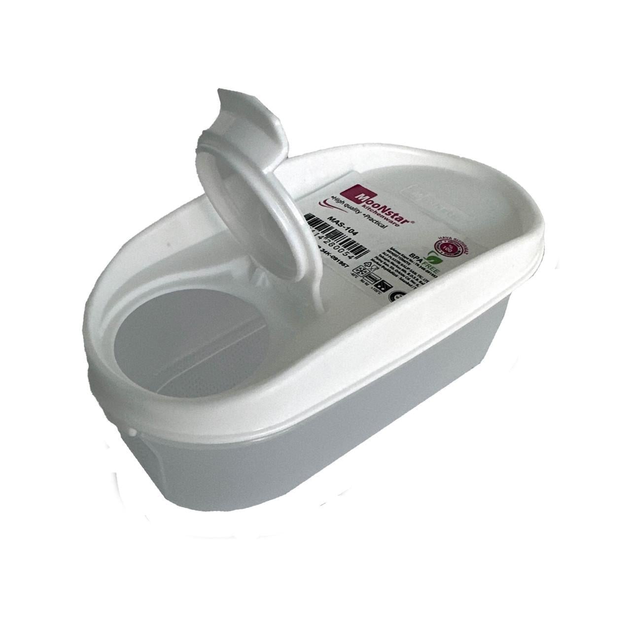 Харчовий контейнер пластиковий Motek MAS-104 з кришкою Legume Box 0,6 л (51690)