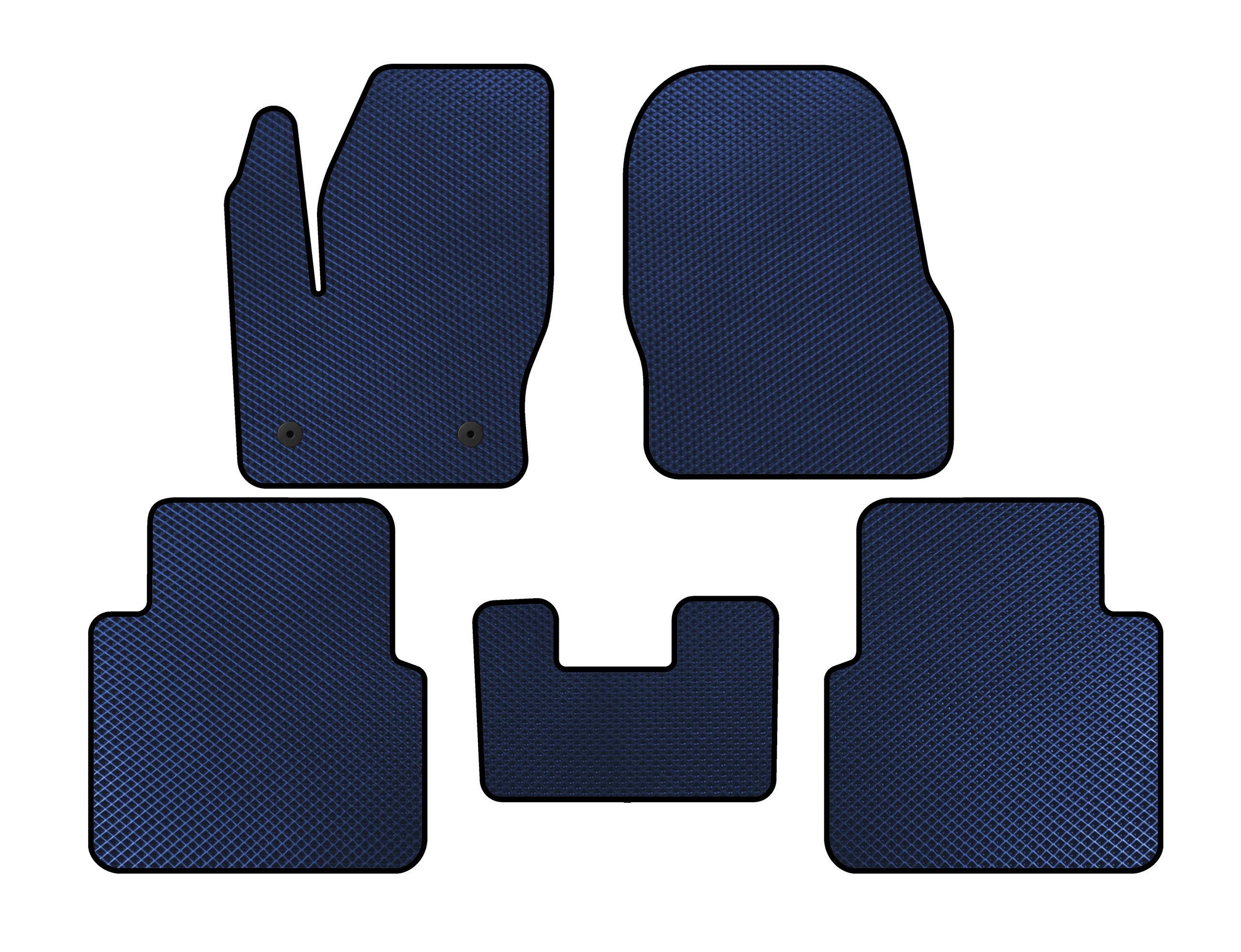 Коврики Digital Designs EVA для Ford Connect 2014-2021 гг. этилвинилацетат Синий (140111)