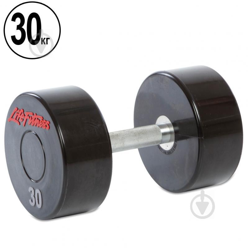 Гантель цельная профессиональная planeta-sport Life Fitness SC-80081-30 30кг