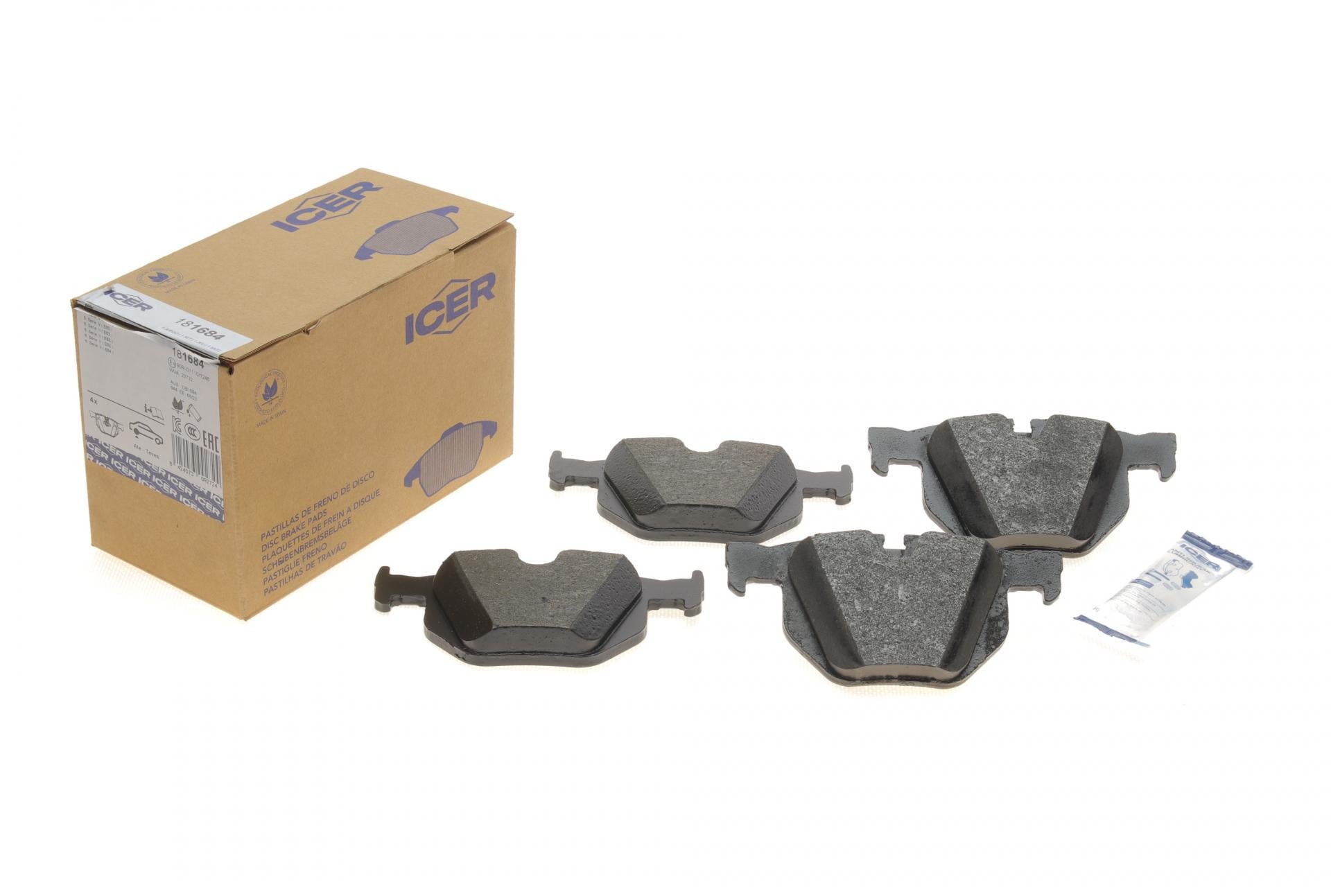 Колодки тормозные задние ICER BMW 5 E60/E61 02-10/6 E63/E64 04-10 (181684)