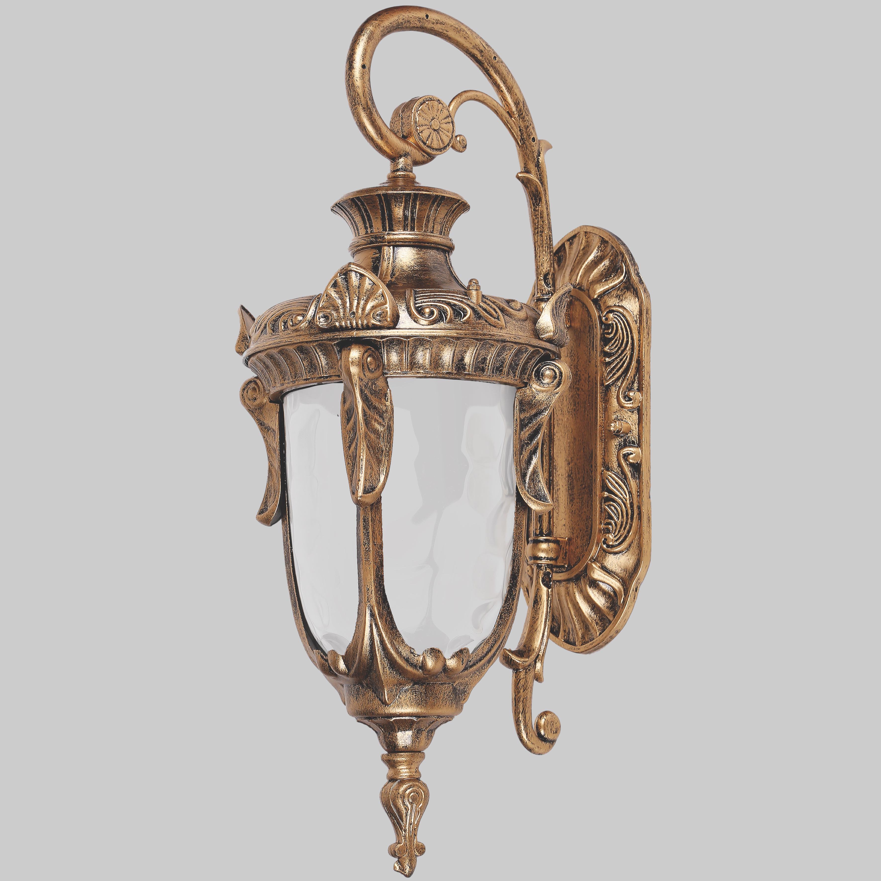 Фонарь-светильник уличный Old M золотистый (60-DJ004-M-W GB)