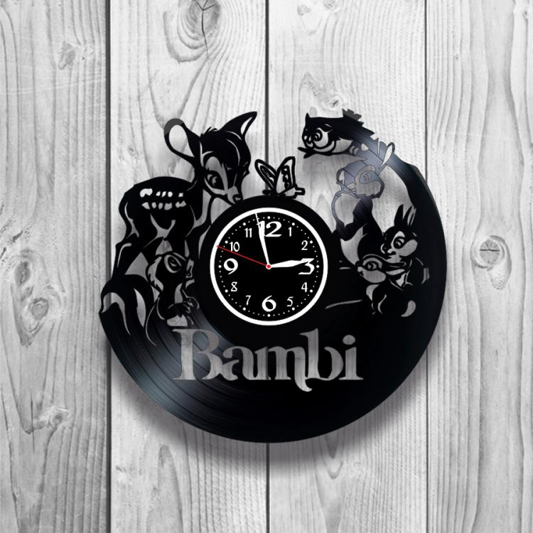 Часы настенные Bambi 0496 из виниловой пластинки