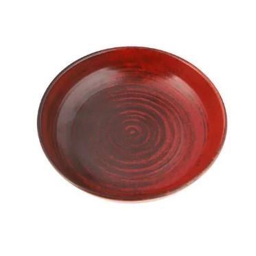Салатник фарфоровый круглый Porland Lykke 415 мл 16 см Red (368117/LR)