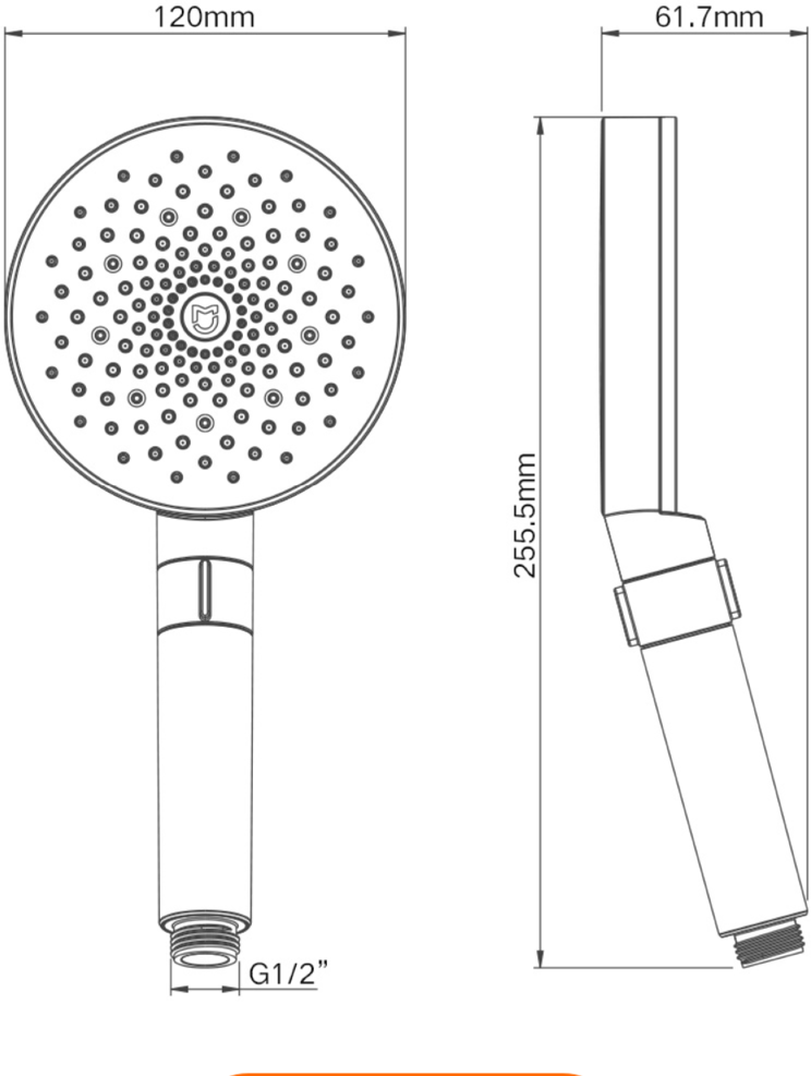 Лейка для душа Mijia Supercharged Hand Shower BHR7288CN - фото 3