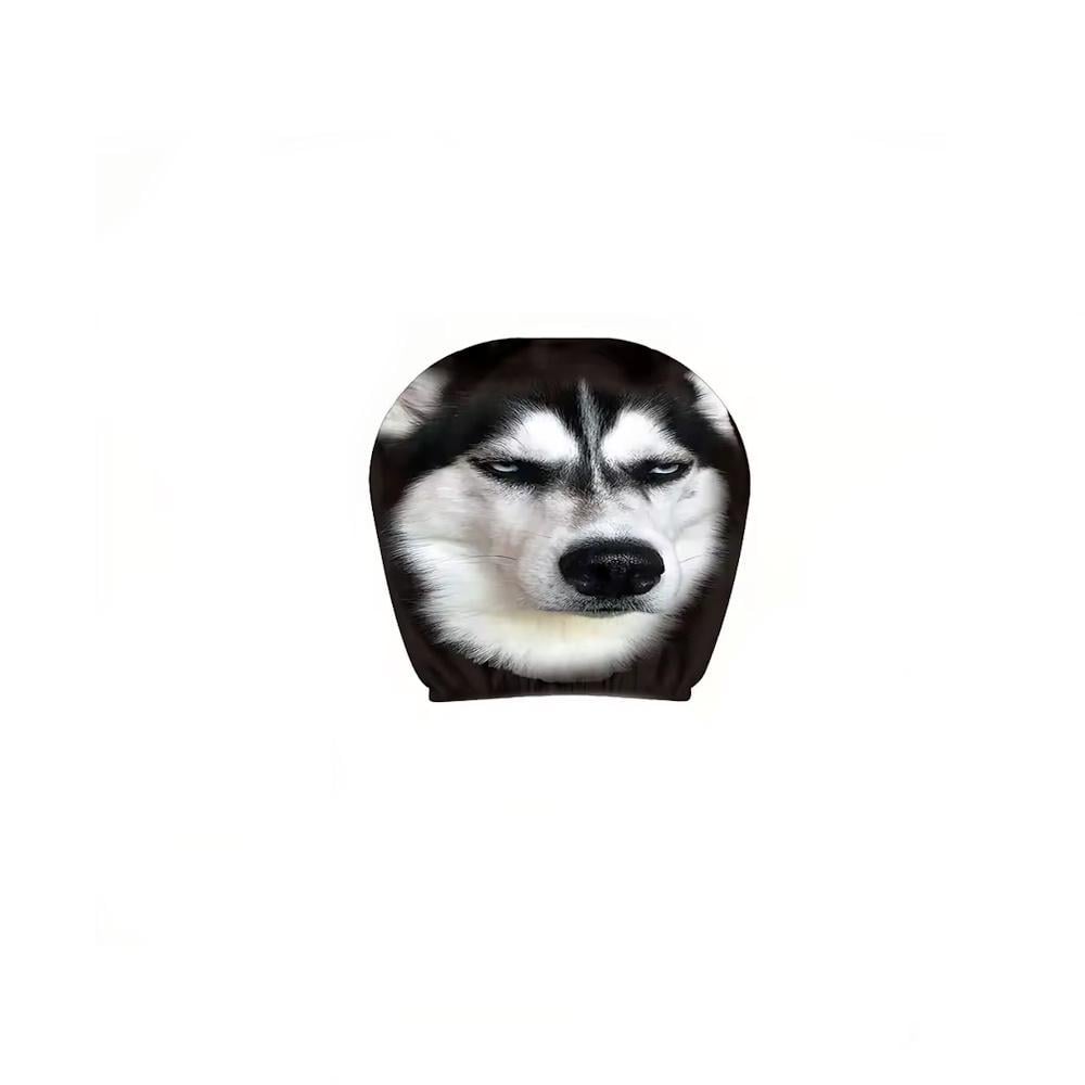 Чохол на підголовник автомобільного крісла Хаскі на гумці 1 шт. Чорний (3000004110)