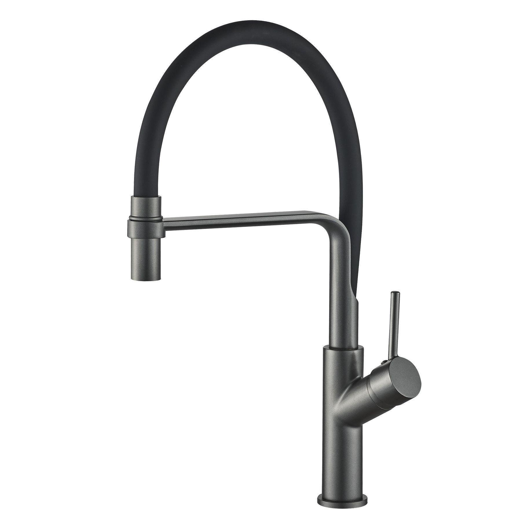 Змішувач для кухні DENVER Graphite black DGB01 Графіт Змішувач для кухні DENVER Graphite black DGB01 Графіт