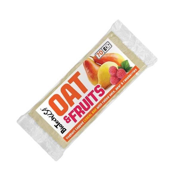 Батончик BioTeсh Oat and Fruits Bar йогурт груша/малина 70 г