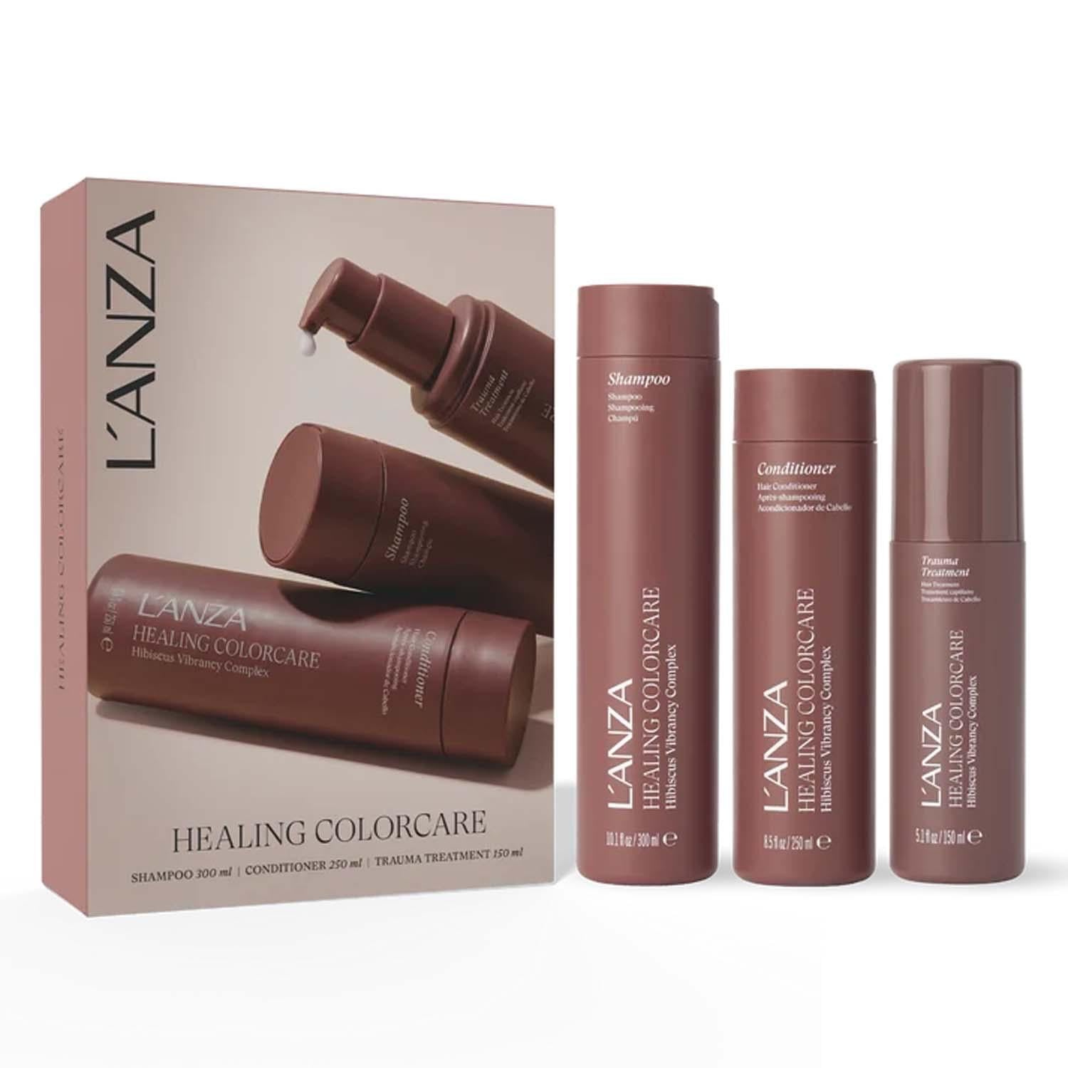 Набор для окрашенных волос L’ANZA Healing ColorCare Holiday Trio