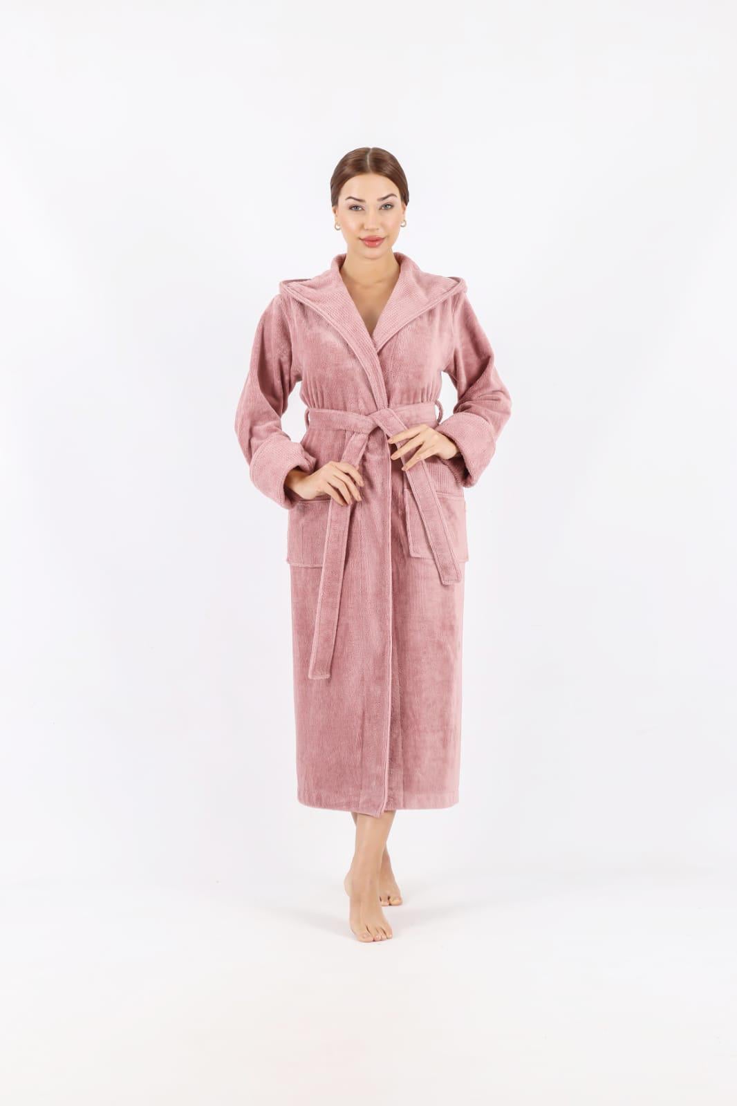 Халат жіночий Nusa ns 3881 2XL Pudra (m019019)