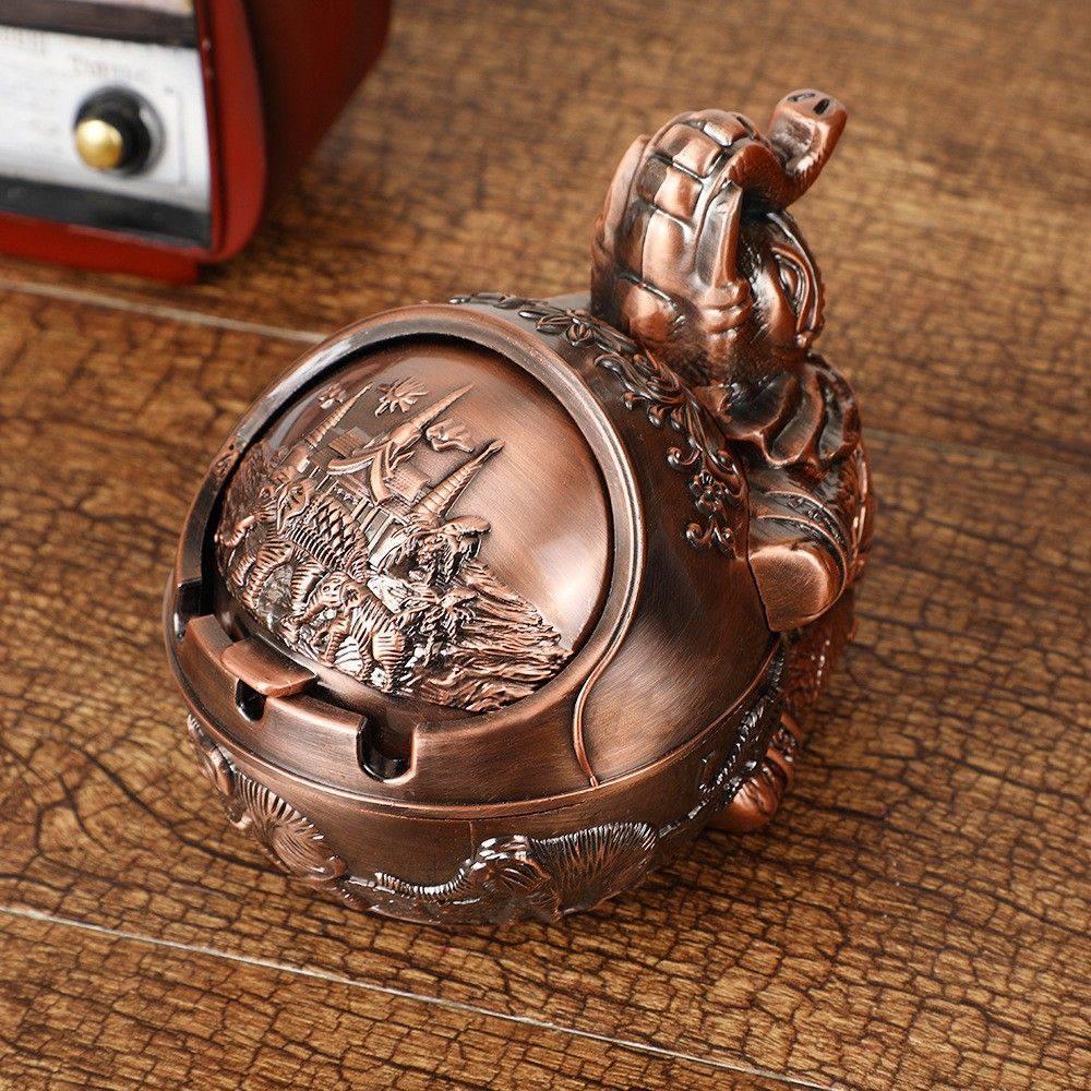 Пепельница металлическая Слон с камнями Бронзовый (Арт0545) Пепельница металлическая Слон с камнями Бронзовый (Арт0545)