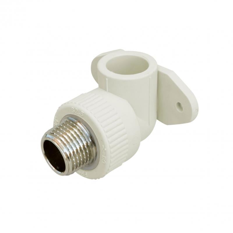 Уголок Blue Ocean PPR настенный с креплением 25х1/2" 90° ЗР (FRRS00010051)