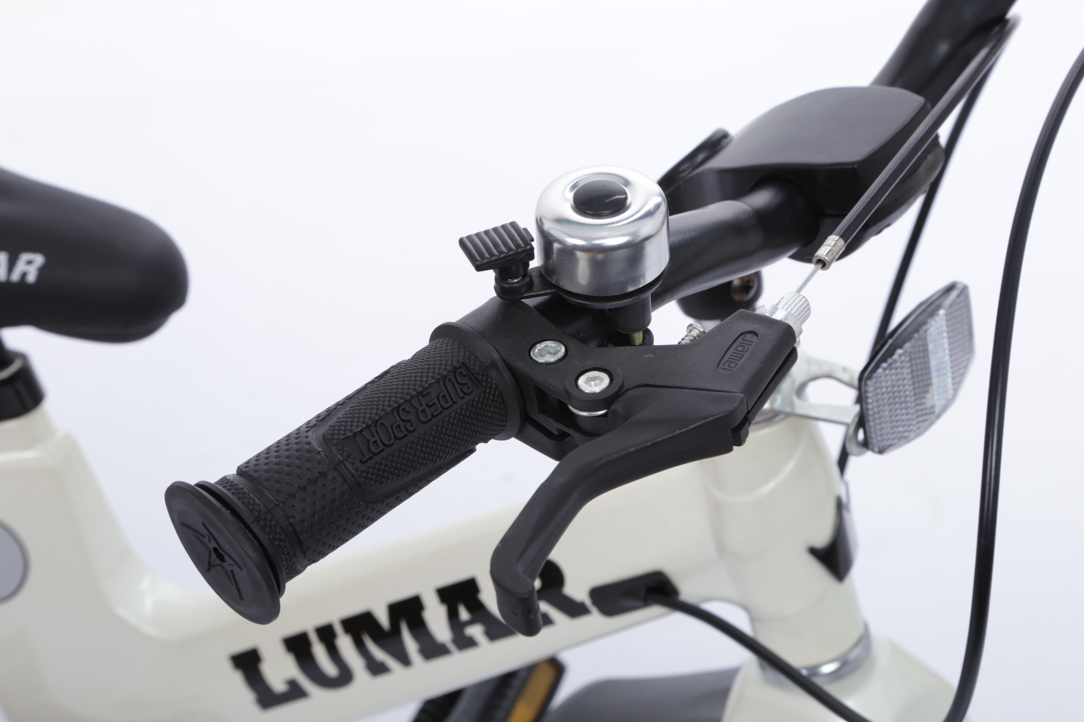 Магнієвий дитячий велосипед LUMAR 16'' Білий перламутр (1602) - фото 6 Магнієвий дитячий велосипед LUMAR 16'' Білий перламутр (1602) - фото 6