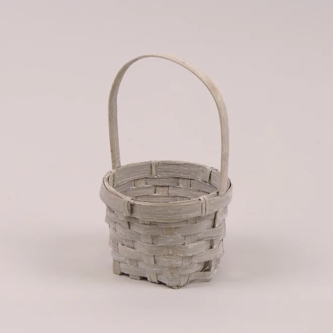 Корзина бамбуковая Flora Серый (37846)